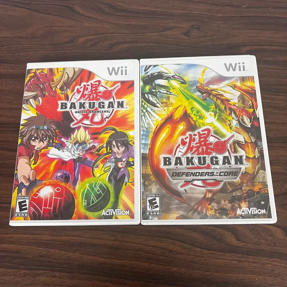 Wii Bakugan Battle Brawlers & Defenders Core CIB Complete In Box Video Game